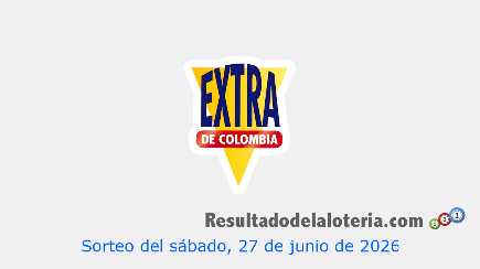 Lotería Extra de Colombia Sorteo 2252