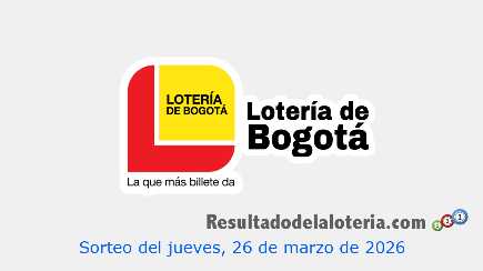 Lotería de Bogotá Sorteo 2839