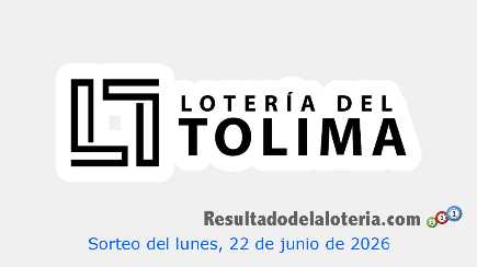 Lotería del Tolima Sorteo 4175 Lotería del Tolima Sorteo 4175