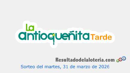 Antioqueñita tarde Sorteo 2994 Antioqueñita tarde Sorteo 2994