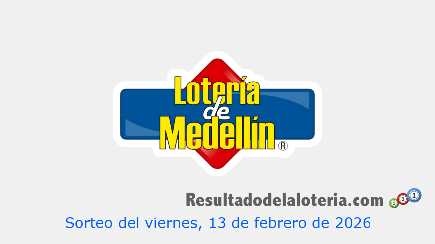 Lotería de Medellín Sorteo 4822 Lotería de Medellín Sorteo 4822