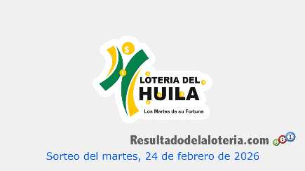 Lotería del Huila Sorteo 4744 Lotería del Huila Sorteo 4744