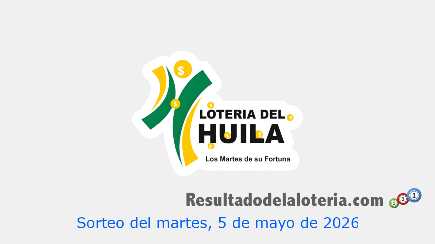 Lotería del Huila Sorteo 4754
