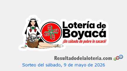Lotería de Boyacá Sorteo 4623