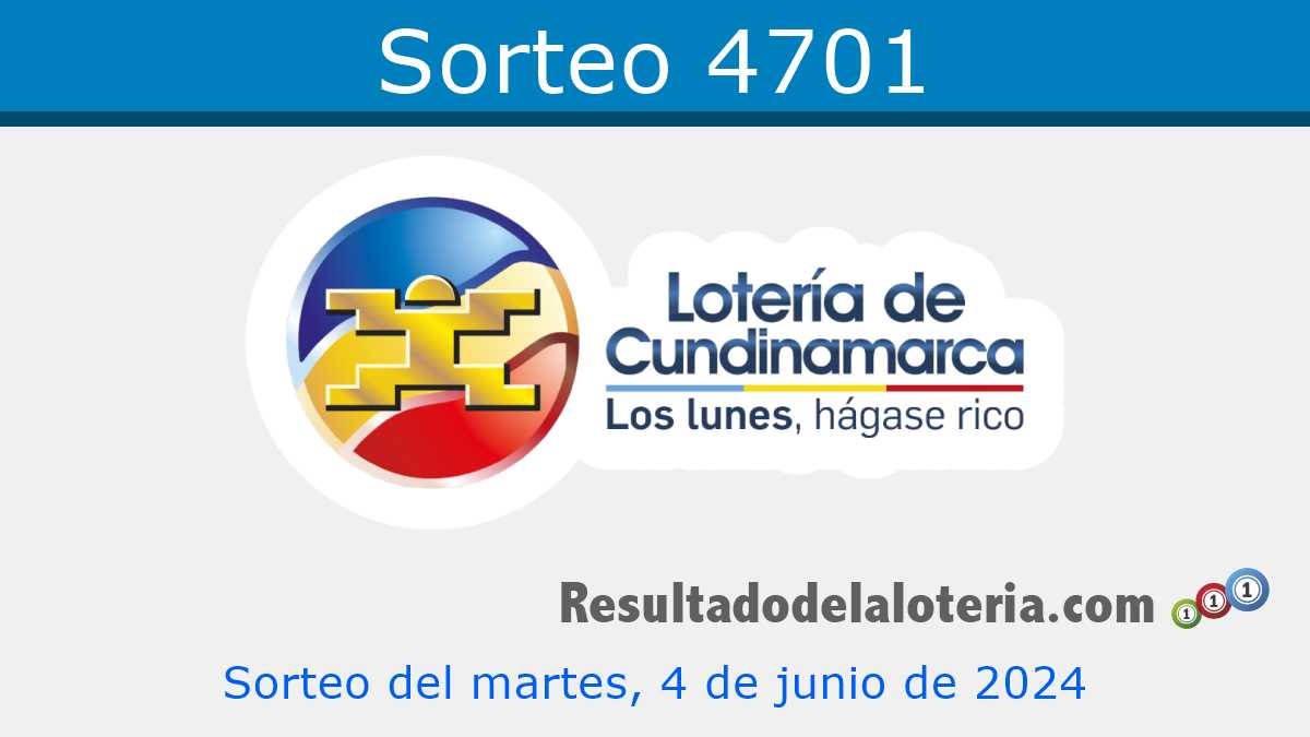 Lotería De Cundinamarca Resultado Del último Sorteo