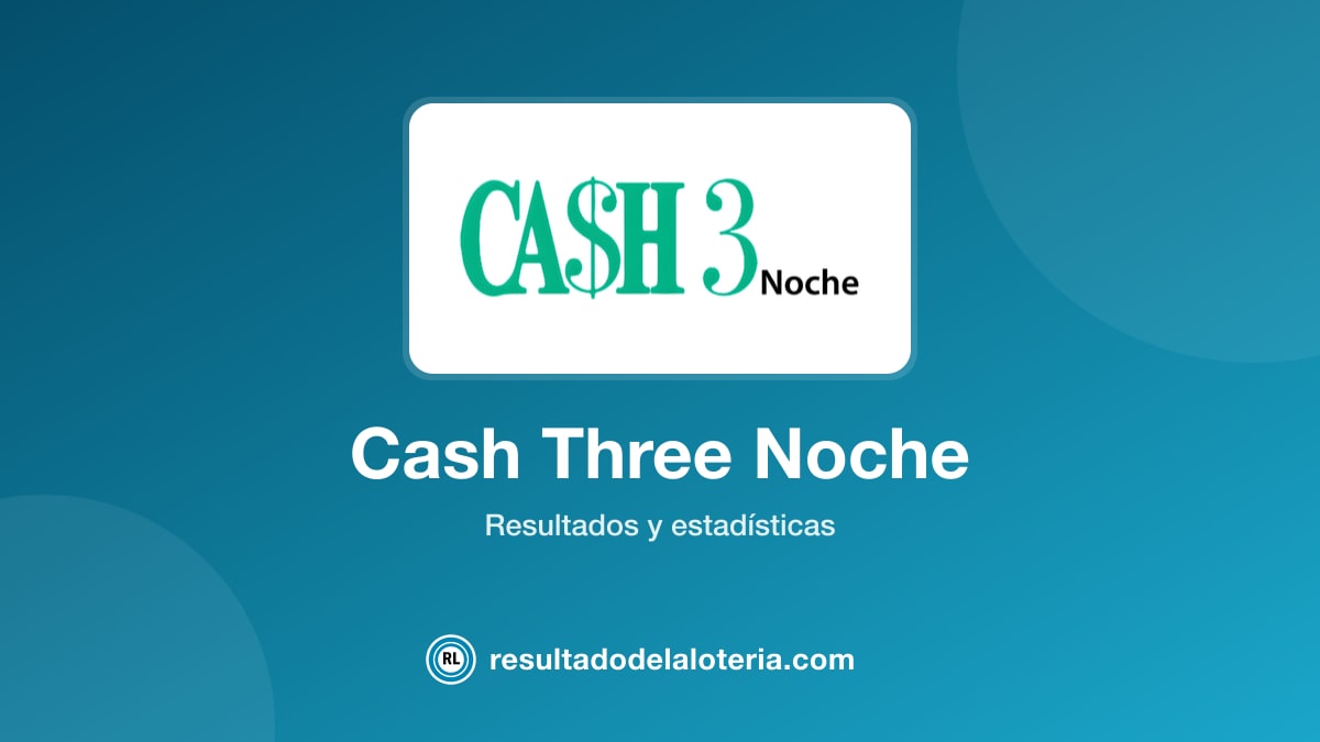 Resultado de Cash Three Noche del 6 de julio de 2026