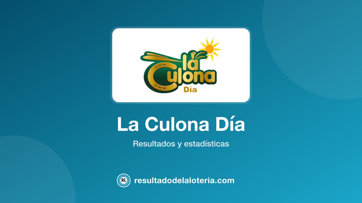 Resultado de La Culona Día del 7 de julio de 2026