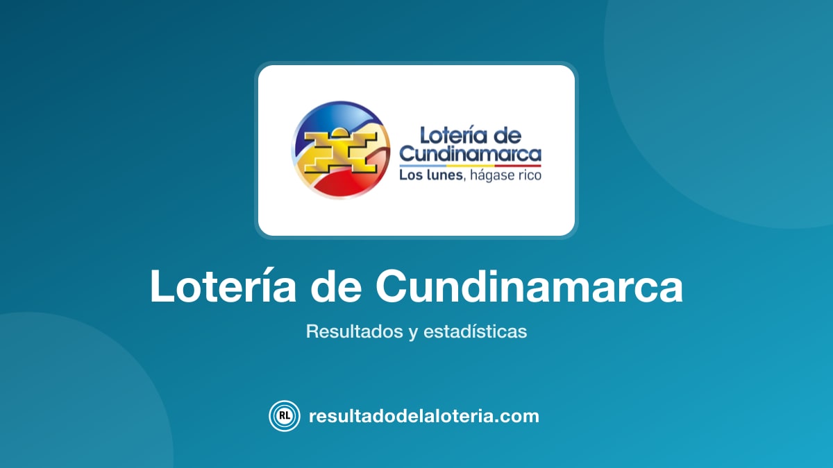 Resultado de Lotería de Cundinamarca del 6 de julio de 2026