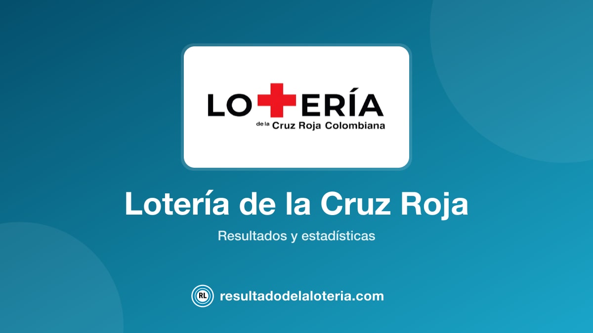 Resultado de Lotería de la Cruz Roja del 7 de julio de 2026