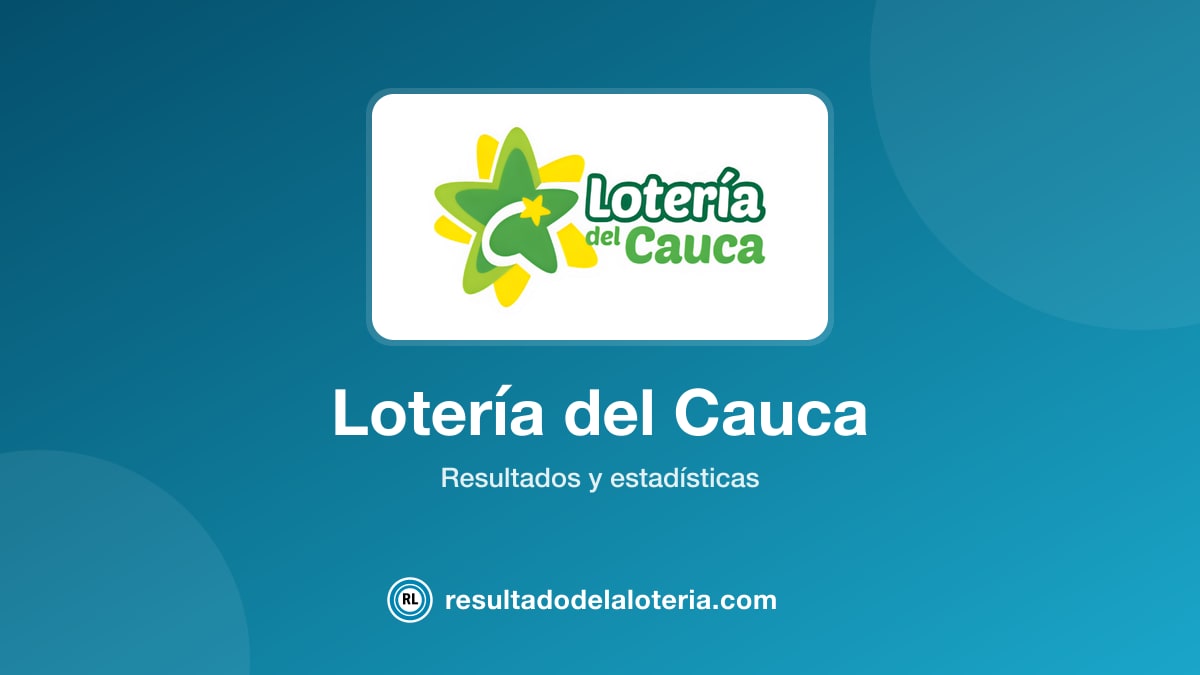 Resultado de Lotería del Cauca del 11 de julio de 2026