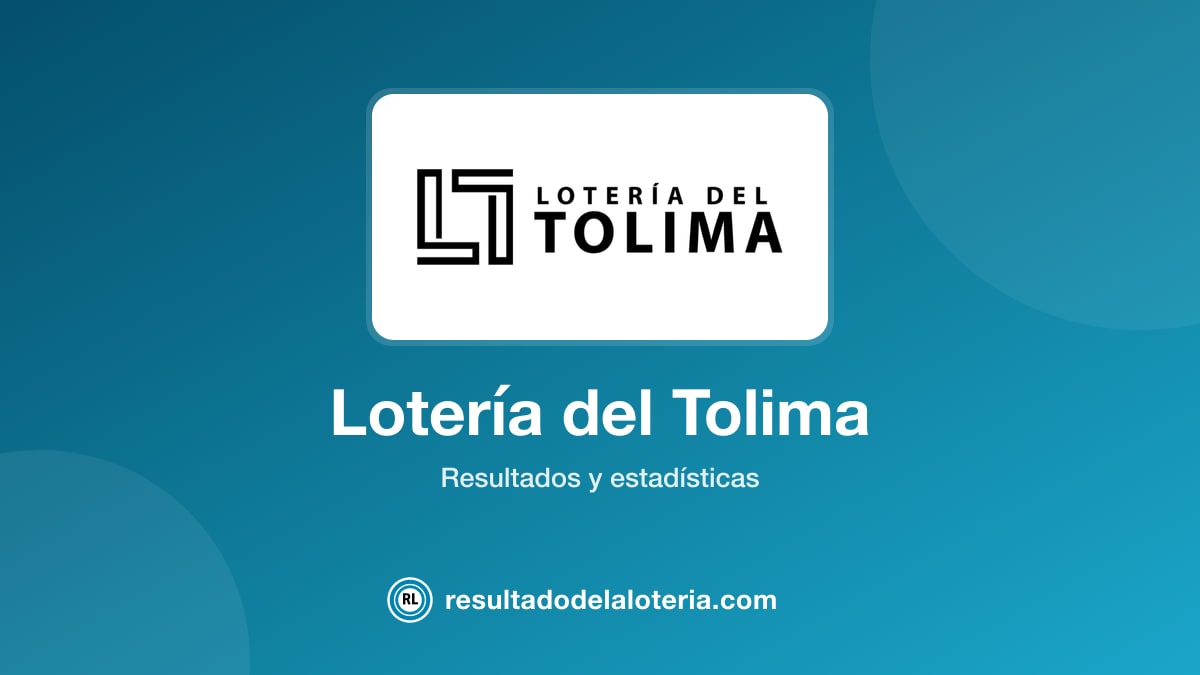Resultado de Lotería del Tolima del 6 de julio de 2026