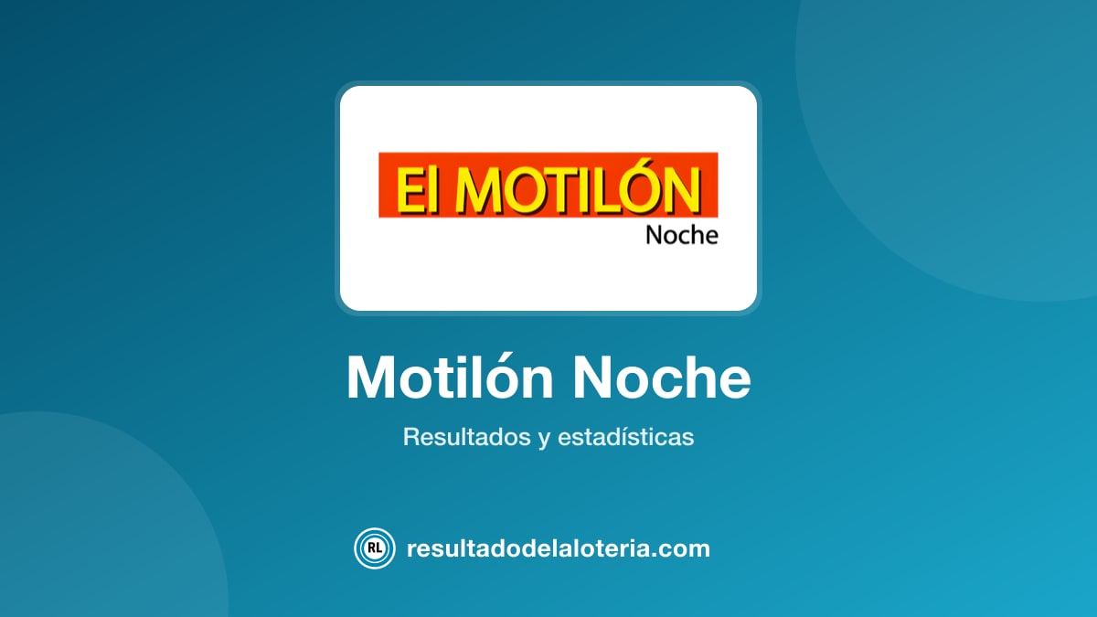 Resultado de Motilón Noche del 7 de julio de 2026