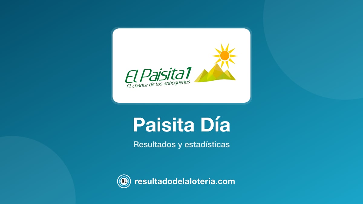 Resultado de Paisita Día del 7 de julio de 2026