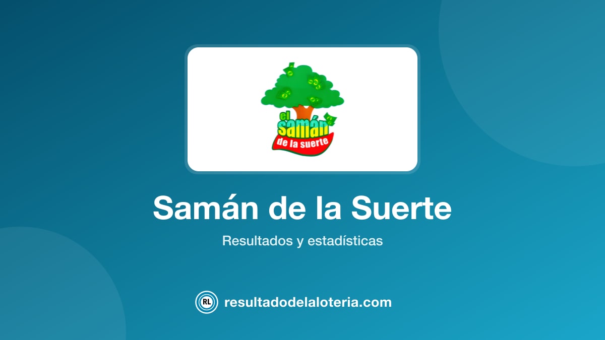 Resultado de Samán de la Suerte del 7 de julio de 2026