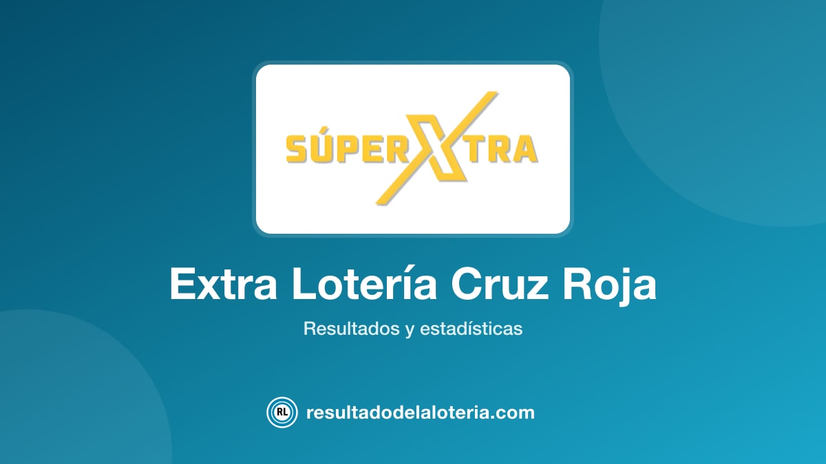 Resultado de Extra Lotería Cruz Roja del 4 de julio de 2026